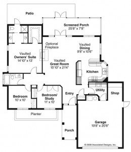 Plan 108-1423 Floor Plan