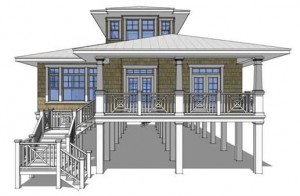 Plan 116-1003 with Piling Foundation