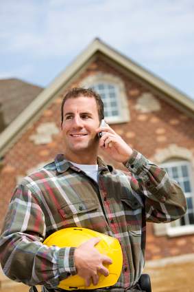 Contractor - Builder on Phone