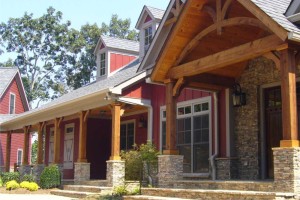 Craftsman Style Home in Red 163-1027
